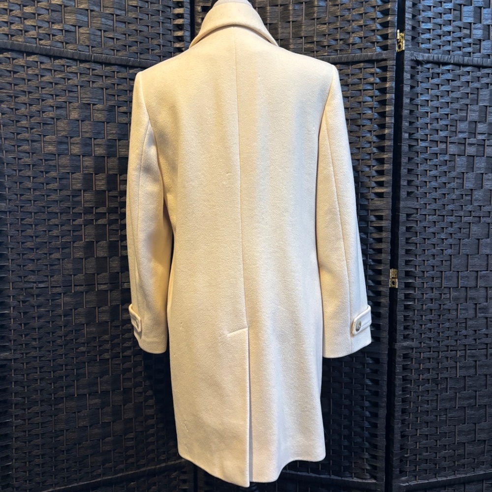 Michael Kors Women's Single-Breasted Wool Coat Size 6 - Picture 7 of 14